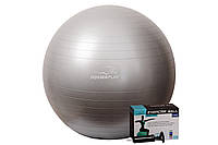 Мяч гимнастический PowerPlay 4001 Silver 75 см + насос DH, код: 1324063