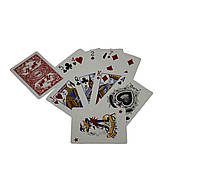 Карты игральные с пластиковым покрытием Duke 54 листа 87х62мм красные (DN19172RED) UP, код: 6822229