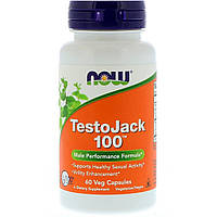 Репродуктивное Здоровье Мужчин ТестоДжек TestoJack 100 Now Foods 60 капсул GM, код: 1878249