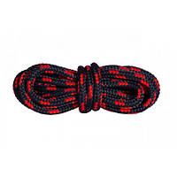 Шнурки Mountval 120 cм Черный Красный (MOUNT-SHNUR-BLACKRED-120) FS, код: 7709572