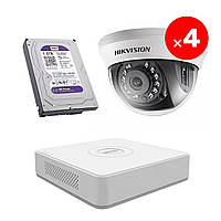 Комплект видеонаблюдения Hikvision Light-3-4 QT, код: 6666260