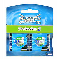 Касети для гоління Wilkinson Sword Protector 3 8 шт (01943) EV, код: 2671543
