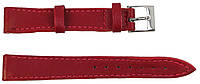 Ремешок для часов кожаный Mykhail Ikhtyar 16 мм Красный (S16-024S cherry) UT, код: 8299080