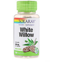 Белая ива White Willow Bark Solaray 400 мг 100 капсул VK, код: 7287972