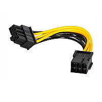 Кабель питания внутренний Lucom PCIePower 6pin-8pin F M 0.2m AWG18 (62.09.8342) PS, код: 8345696