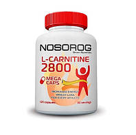 Жироспалювач для спорту Nosorog Nutrition L-Carnitine 120 Caps PZ, код: 7808588