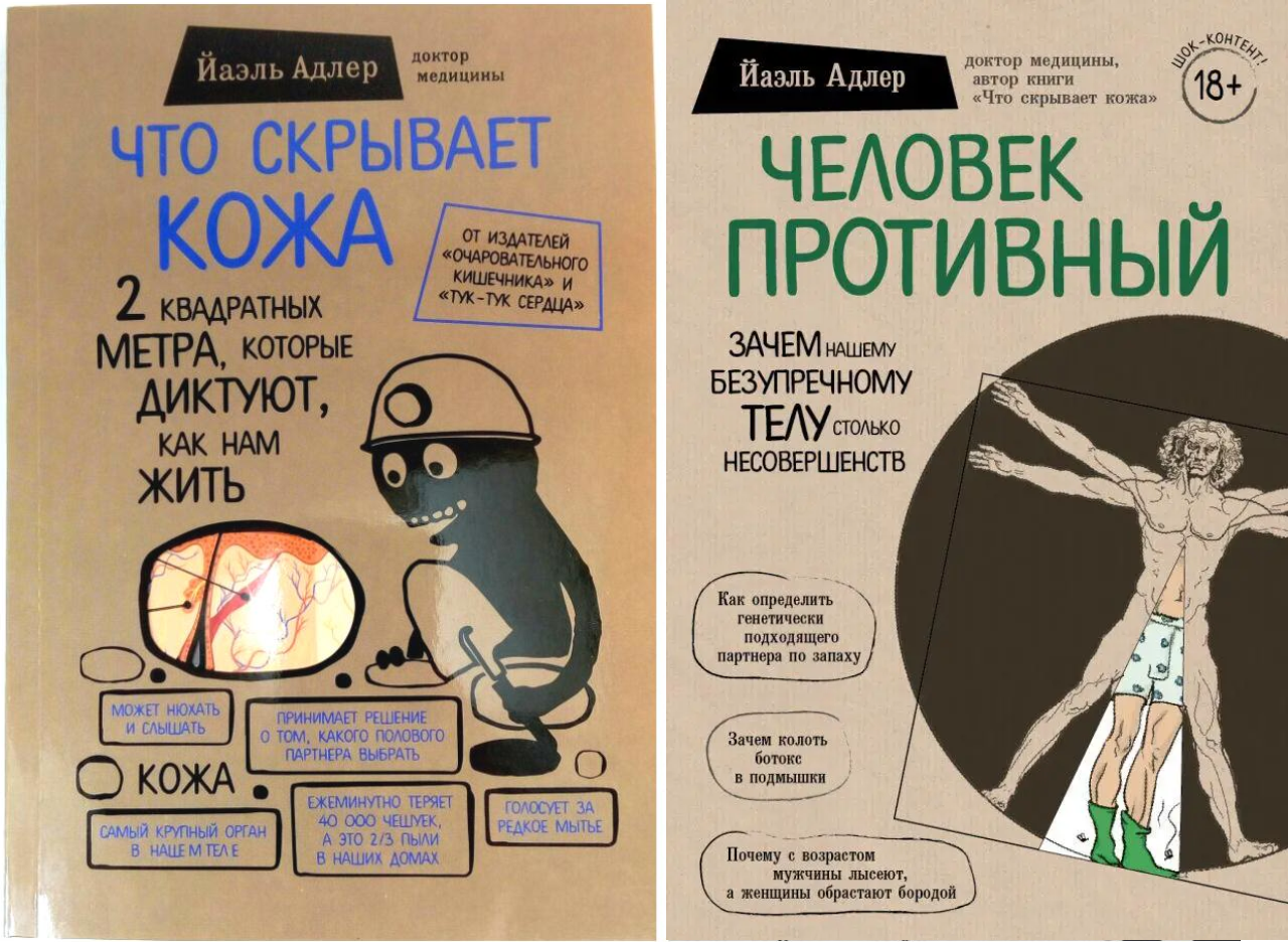 Що приховує шкіра + Людина противна Йаель Адлер книги м'яка палітурка білий папір  (рос)