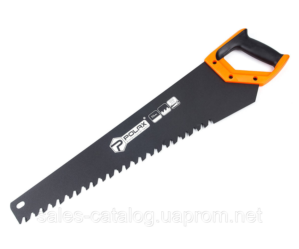 Ножівка для пінобетону з тефлоновим покриттям Polax 550 мм (47-004) SC, код: 5539069