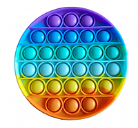 Мягкая игрушка PopAr антистресс Pop It fidget Разноцветный круг UD, код: 2618766