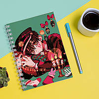 Скетчбук Sketchbook блокнот для малювання з принтом Jibaku Shounen Hanako-kun Туалетний мальч EM, код: 8301506