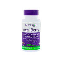 Асаи ягоды Natrol Acai Berry 1000 mg 75 Veg Caps FS, код: 7676910