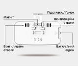 Цифровий термометр для холодильника морозильника з гачком і магнітом UChef A1023 Білий чер SC, код: 7444723, фото 5