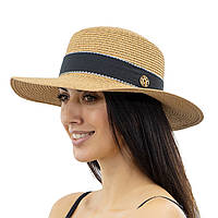 Шляпа SumWin МИЛА 55-59 Темно-бежевый XN, код: 2599435