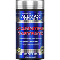 Жиросжигатель для спорта AllMax Nutrition L-Carnitine Tartrate 120 Caps PZ, код: 7940102