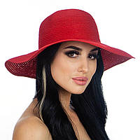 Шляпа широкополая Del Mare КЕЙСИ 55-58 Красный VA, код: 7341127