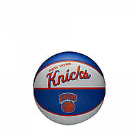 Мини-Мяч баскетбольный Wilson NBA TEAM RETRO BSKT MINI NY KNICKS SZ3 TV, код: 7815317