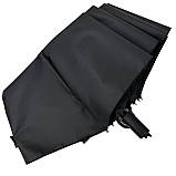 Жіноча однотонна механічна парасолька на 8 спиць від TheBest чорна 0612-3 SC, код: 8324211, фото 4