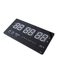 Настенные электронные часы Digital Clock 4622 LED Черные с белым ET, код: 8404892