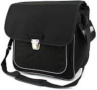 Мужская сумка почтальон Wallaby 44x33x20 см Черный (855 black) OB, код: 7790922