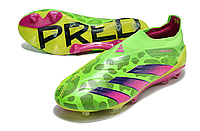 Бутси чоловічі футбольні Adidas Predator Elite Laceless FG, взуття фубольне бутси Адідас Предатор