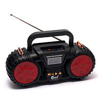Портативное FM-радио EPE FP-131-S с USB TF MP3 Черный с красным FK31-401 BB, код: 7737414