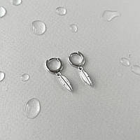 Срібні сережки SilverBreeze без каменів (2138709) FG, код: 8026407