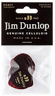 Медиаторы Dunlop 485P05HV Genuine Celluloid Teardrop Shell Heavy Player's Pack (12 шт.) GG, код: 6555692