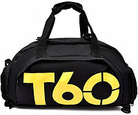 Спортивная сумка - рюкзак Edibazzar Черный (ST77A black) NX, код: 8038539