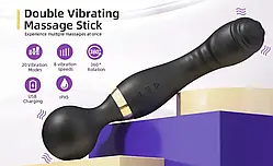 Потужний вібратор з головкою для точки G перезаряджається за допомогою кабелю USB