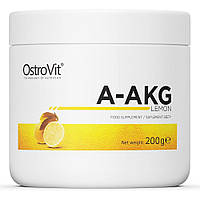 Аргинин для спорта OstroVit A-AKG 200 g 40 servings Lemon TT, код: 7679214