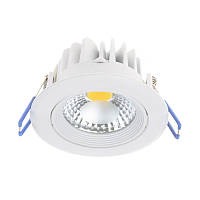 Светильник потолочный led встроенный Brille 5W LED-170 Белый EJ, код: 7272926