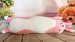 М'яка Іграшка заєць Довгий 70см рожевий Подушка Обнімашка серія "кіт батон", фото 2