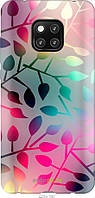 Пластиковый чехол Endorphone Huawei Mate 20 Pro Листья Multicolor (2235t-1567-26985) EJ, код: 7746260