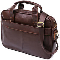 Кожаная сумка для ноутбука Vintage 20681 Коричневый UL, код: 7487268