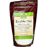 Замінник цукру NOW Foods Erythritol 454 g 114 servings NF6921 SC, код: 7690579