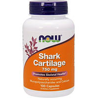 Акулий хрящ NOW Foods Shark Cartilage 750 mg 100 Caps GM, код: 7743134
