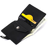 Шкіряний чоловічий гаманець Shvigel 16474 Чорний SC, код: 7487266, фото 3