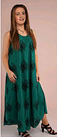 Женское лёгкое штапельное платье-сарафан батального размера XL-4XL (50-56)
