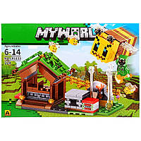 Конструктор детский Minecraft Bambi LB1133A 224 детали TV, код: 8323447