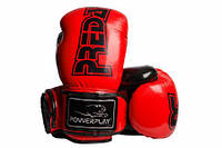 Боксерські рукавиці PowerPlay 3017 карбон 16 унцій Червоні (PP_3017_16oz_Red) XN, код: 1138974