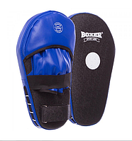 Лапы кикбоксерские прямые удлиненные кирза Boxer Sport Line (hub_vVfk23263) SM, код: 2486636