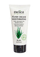 Увлажняющий крем для рук с маслом зародышей пшеницы и экстрактом алоэ Melica Organic 100 мл DH, код: 8154359