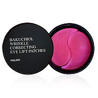 Разглаживающие патчи с биоретинолом Bacuchiol Wrinkle Correcting Eye Lift Patches Hillary 60 SB, код: 8163625