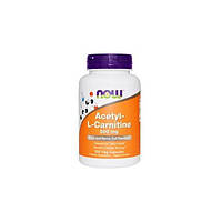 Комплекс Ацетил Карнитин NOW Foods Acetyl-L-Carnitine 500 mg 100 Veg Caps AG, код: 7518222