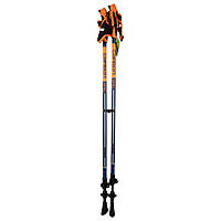 Палки для скандинавской ходьбы Birki Nordic Walking Carbon Vario 105-145 см Blue Orange KM, код: 8105978