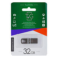 Флеш память TG USB 2.0 32GB Metal 117 Black UL, код: 7698322