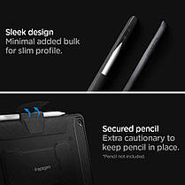Чехол Spigen для iPad 10.2" (2019 / 2020 / 2021) - Rugged Armor Pro, Black (ACS01216), фото 5