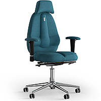 Кресло KULIK SYSTEM CLASSIC Ткань с подголовником без строчки Джинсовый (12-901-BS-MC-0511) PS, код: 1696979