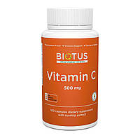 Витамин С Vitamin C Biotus 500 мг 100 капсул BK, код: 7289457