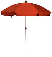 Большой пляжный зонт с тефлоновым покрытием 180 см Livarno Терракотовый (100343334 terracotta ES, код: 8152253
